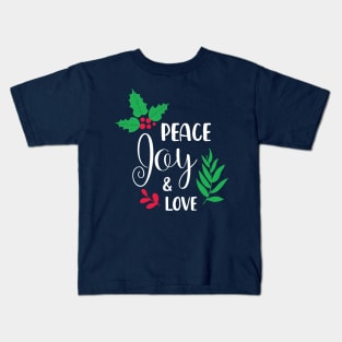 Peace Day and Love - Merry Christmas Gift Kids T-Shirt